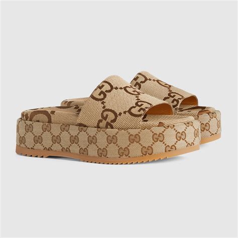 mules a plateforme gucci|gucci slides women.